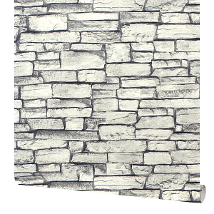 Обои виниловые Флорис 0.53х10 м светло-серый фон 8120